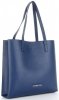 Kožené kabelka shopper bag Vittoria Gotti tmavě modrá V694150